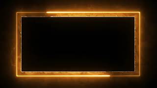 Glowing frame black screen  Neon light border  Frame template video background [upl. by Einnaj713]