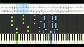 Haiducii  Dragostea din tei Piano Tutorial Synthesia [upl. by Eimrots]