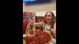 CHICAGO DEEP DISH PIZZA Giordanos  Alexia Kaybee [upl. by Yanetruoc]