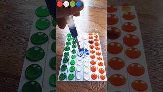 Colour mix video 6🇮🇳⚪🔵🧡colour mix karke kaun sa colourbanta haicolouronline colorfulmixing [upl. by Anirhtak814]