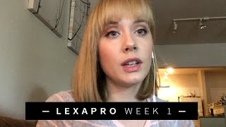 My First Week on Lexapro Escitalopram  Anxiety amp Depression [upl. by Isolt]