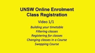 Annual Enrolment – Step 2 Class Registration [upl. by Annaoj]