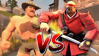 TF2  Saxton Hale VS Sun Tzu 100 WIN RATE [upl. by Sheffie411]