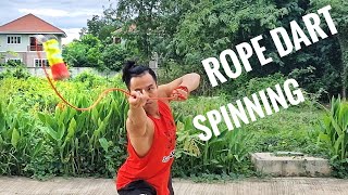 Rope dart spining training [upl. by Kesia]