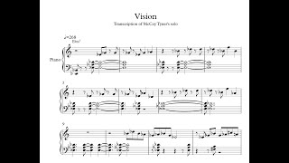 McCoy Tyner  Vision transcription [upl. by Ayeki464]