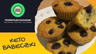 KETO KUCHNIA 1 Muffinki bez cukru z borówkami [upl. by Nahamas565]