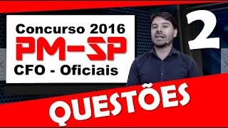 Concurso PM SP 2016 Oficiais CFO  Questões Informática  2  Polícia Militar São Paulo [upl. by Leonidas]