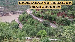 Hyderabad to Srisailam full Road journey video  Srisailam Trip [upl. by Ialokin]