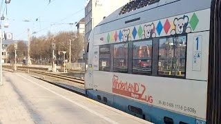 Die Bayerische Oberlandbahn Kinderzug quotWarngauquot Zug quotAgathariedquot amp quotHolzkirchenquot  UMFRAGE [upl. by Icyaj]