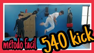 👉APRENDE la PATADA 540 EN TAN SOLO UN MES💪 metodo fácil taekwondo [upl. by Paulo]