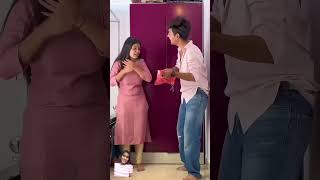 Hehehe 😂 comedy funny couple love couplegoals prasvcreation [upl. by Mikah891]