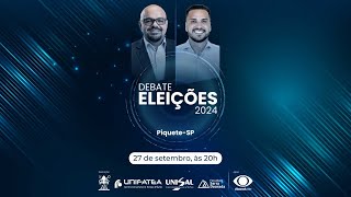 ELEIÇÕES 2024 Debate com os candidatos à prefeitura de Piquete SP  retransmissão Unifatea [upl. by Kepner571]