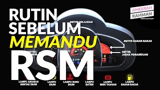 Rutin Sebelum Memandu RSM  INFOGRAFIK [upl. by Etterraj999]