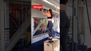 16 Reps Handle Grips Pull Up Shoulder Lock [upl. by Dawna]