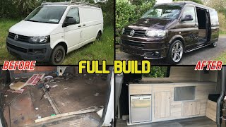 Complete Camper Van Build Start to finish Conversion [upl. by Boswall]