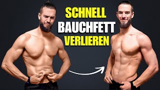 Schnell BAUCHFETT loswerden so klappts [upl. by Bathsheba]