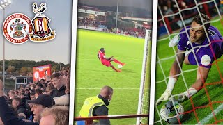 quotWOEFUL PENALTY MISSquot  Accrington Stanley vs Bradford City Carabao Cup Vlog [upl. by Aehtla]