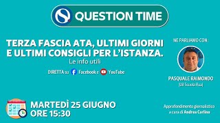 Terza fascia ATA ultimi giorni e ultimi consigli per l’istanza Le info utili [upl. by Dyan]