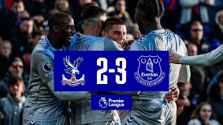 PREMIER LEAGUE HIGHLIGHTS CRYSTAL PALACE 23 EVERTON [upl. by Htebezile561]