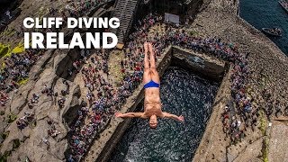 Diving from Irish skies  Red Bull Cliff Diving World Series 2014 [upl. by Westmoreland]