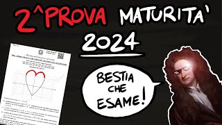 SOLUZIONE COMMENTATA 2° Prova di Matematica  Maturità 2024 [upl. by Shiri]