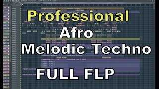 AFRO HOUSEAFRO MELODIC TECHNO Fl STUDIO FUll Template 68 [upl. by Kowalski]