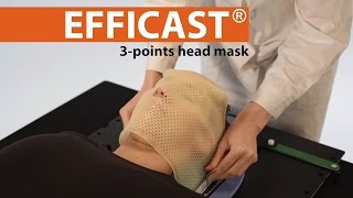 Efficast 3points Head Immobilization Mask  Instruction Video [upl. by Shanley]