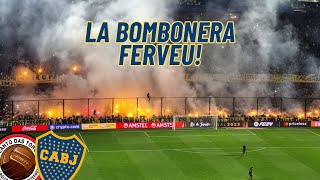 NOITE QUENTE DE LIBERTADORES Torcida do Boca faz grande recebimento contra o Palmeiras [upl. by Nauqit371]