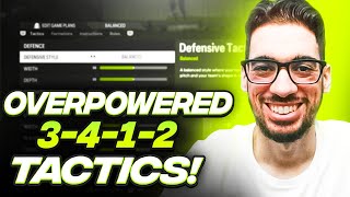 BEST META 3412 FORMATION amp CUSTOM TACTICS  FC 24 Ultimate Team [upl. by Cherise]