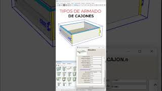 ¿Cuál es la mejor forma de armar los cajones diseñodecocinas sketchup viral viralshorts [upl. by Ely]