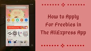 How to Apply for Freebies in the AliExpress App [upl. by Yelra700]