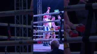 MATTY BORELAND WINS AN ABSOLUTE SLUGFEST IN BELFAST WITH RYAN BURNETT IN HIS CORNER shorts [upl. by Tattan]