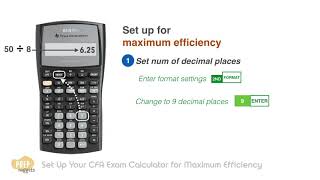 Set Up your CFA Calculator BA II Plus for Maximum Efficiency [upl. by Siuqcram]