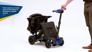 travel lightweight compact electric automatic folding scooter seniors [upl. by Tutt449]