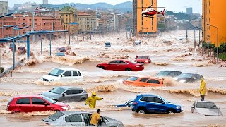 Flood in Spain  Devastation for DANA in Valencia shocking images [upl. by Itnahsa]