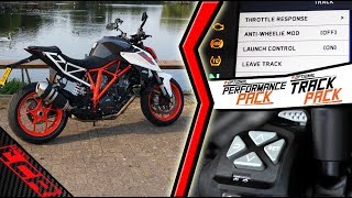 KTM 1290 R Super Duke R Electronics Review 2017 [upl. by Aiekam308]