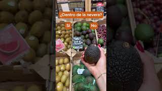 ¿Sabes qué productos van a la nevera y cuáles no🍉🥖 [upl. by Eidassac]