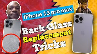 iPhone 13 pro max Back Glass Replacement DETAILED [upl. by Notneiuq]