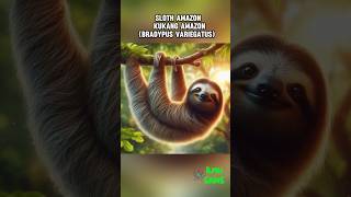 Sloth Amazon  Kukang Amazon  Bradypus Variegatushewanlangka ilmusains hewanamazon hewanunik [upl. by Kirima]