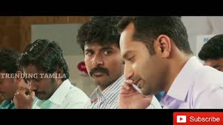 Fahad fasil intro scene velaikaran movie Sivakarthikeyan Nayanthara [upl. by Yseulta]