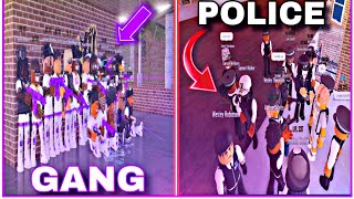 The POLICE Pulled Up On My Gang In Streetz War 2 Roblox [upl. by Kemeny]