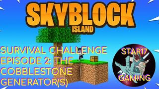 MINECRAFT SURVIVAL CHALLENGE Skyblock by Pickaxe Studios 2 [upl. by Basir]