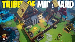 Tribes of Midguard Survival Update  Base Building amp Boss Fights Tribes of Midguard Survival EP1 [upl. by Valonia6]