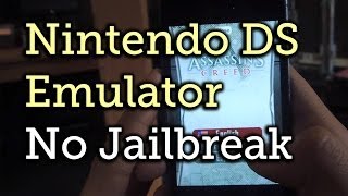 Download amp Play Nintendo DS Game ROMs on Your iPad or iPhone Without Jailbreaking HowTo [upl. by Tamer284]