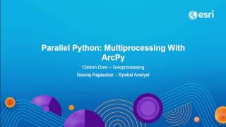 Parallel Python Multiprocessing with ArcPy [upl. by Avlis758]