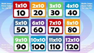 10 TIMES TABLE Math Song Count up by 10s [upl. by Staten229]