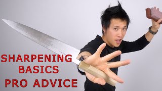 My Pro Knife Sharpening tips [upl. by Ytisahcal]