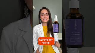 Hairfall control serums  dermatologist recommends notsponsored [upl. by Aitan]