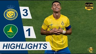 Al Nassr vs Al Khaleej  SEMIFINAL KINGS CUP 2024  Ronaldo Hattrick again Highlights amp all goals [upl. by Tymon]