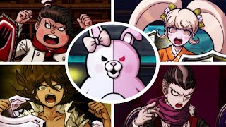 Danganronpa 2 Goodbye Despair  All Bosses Rebuttal Showdown  Panic Talk Action [upl. by Anneirb]